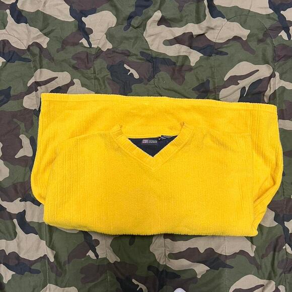 Vintage yellow fleece pullover - Picture 1 of 5